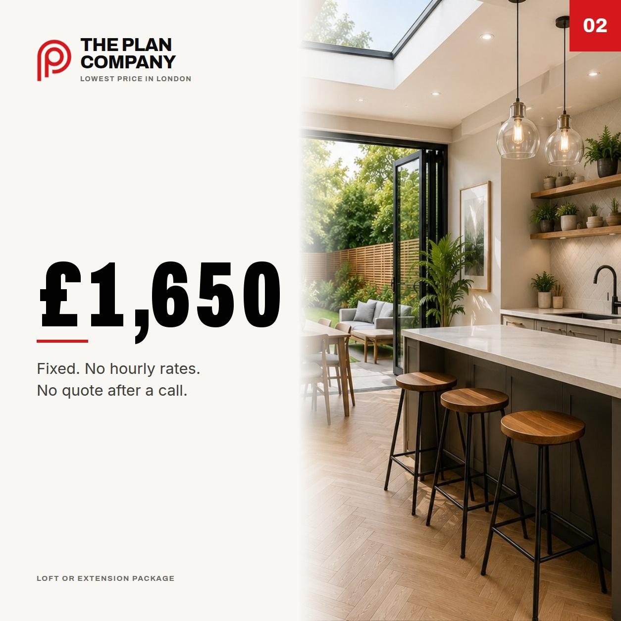 £1,650 fixed